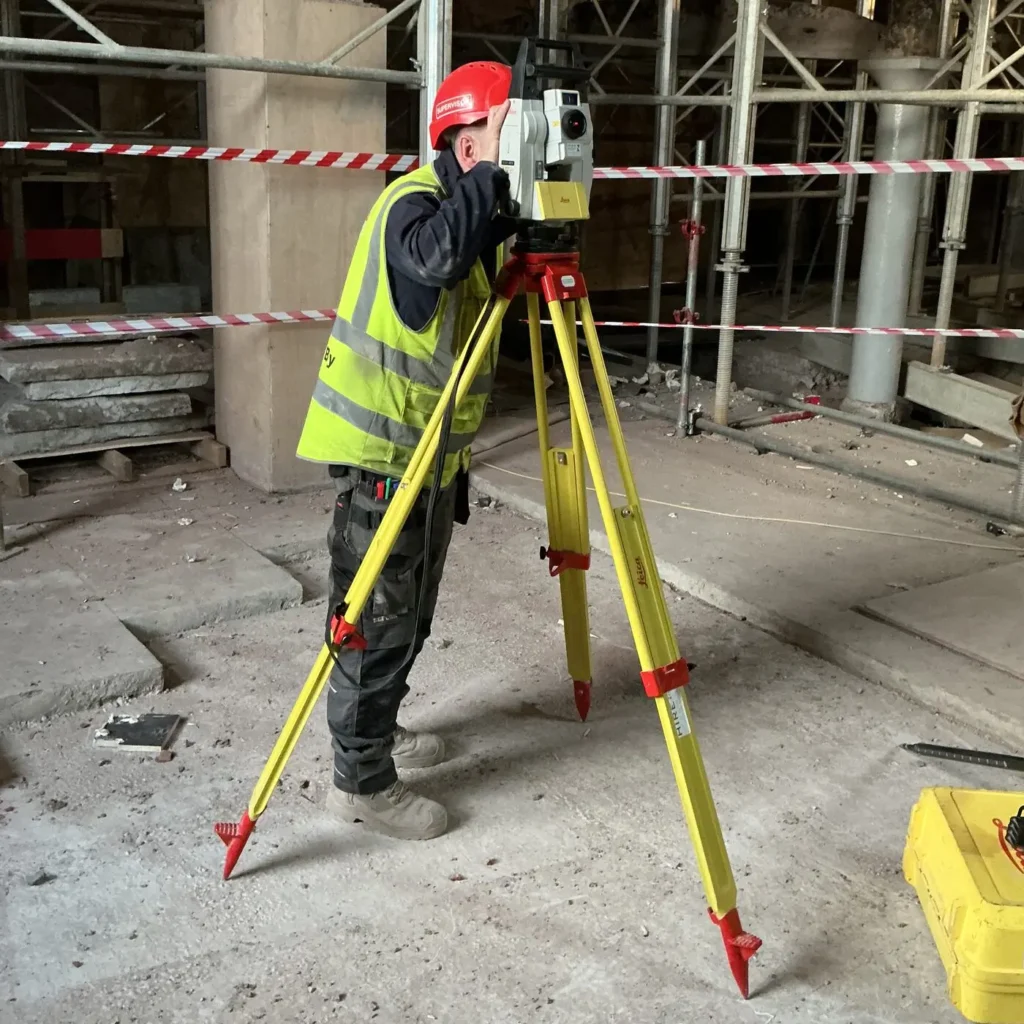 Survey for custom metal staircase installation at Tate Liverpool